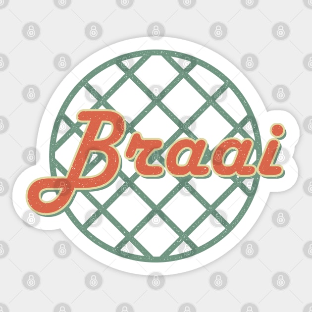 Braai Classic Sticker by BraaiNinja